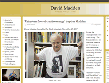 Tablet Screenshot of davidmadden.net